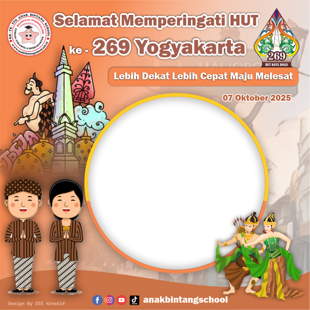 Twibbon HUT KOTA YOGYAKARTA